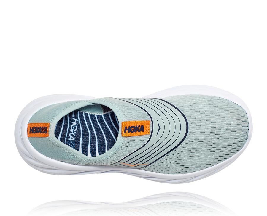 Hoka One One Sandalet Kadın Mavi/Beyaz - Ora Recovery - CV1805374